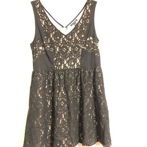 NWOT American eagle lacy black dress